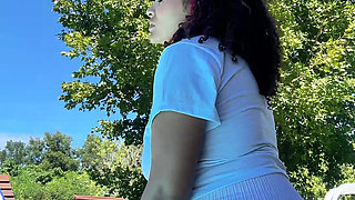 Chubby Latina Big Ass Farting by the Pool Relaxed Summer Gas Vibes
