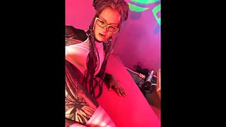 Dreadlocks & Tattoos Quick Latex Anal Fisting & Solo Play