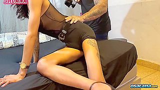 Jerking Off To The Young Dick With Bruna Garcia
