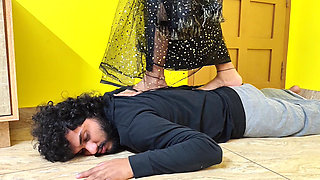 Madam Punishing Servant Full Weight Body Trample