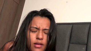 Innocent young dame gets tough torn up by her step-sister,