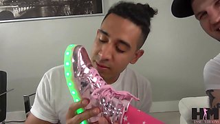 Brian’s Cock Drills Lily’s Cunt As Three Studs Join The Gushing Orgy!