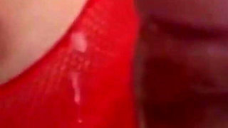 You Can't Fuck Me but Cum on My Tits, Beautiful Stepmother Moans in Full Orgasm