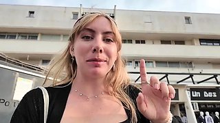 Curly Blonde Teen Records Solo Dildo Masturbation More at