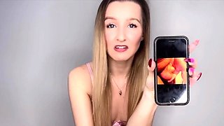 SPH long nails femdom laught off