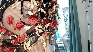 Solo with perfect big boobed blonde Alexis Ford