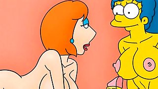 Simpsons and Griffins swingers orgy