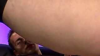 Wild Blonde Licks Asses in Hot Group Orgy