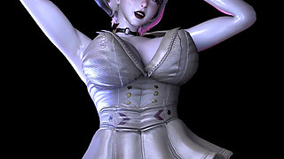 3D Huge Boobs Cosplay Model Got Her Asshole Fucked so Hard