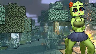 Minecraft-themed adult animation featuring sexy adventures in HornyCraft