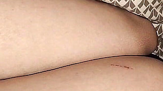 I’m Lying Next to My Stepsister and Touching My Dick.