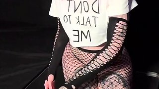 Sexy solo girl loving masturbation with toys