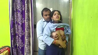 Sona Bhabhi Desi Indian College Girl Fucking in Hostel Room - Big Boobs Press and Kissing