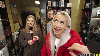 Hot Fibi Euro and Veronica Leal in a steamy threesome with Charlie Dean