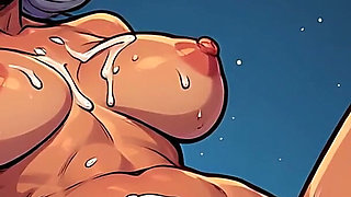 Gaped Holes Dripping Cartoon Style