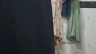 Priya Bhabi Big Boob Pressing in Bathroom