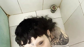 Tattooed Slut Never Stops Halfway Every Drop, Every Time, All the Piss