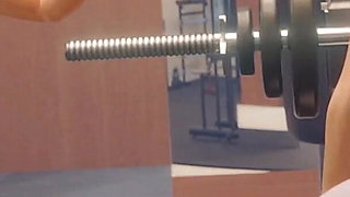 Busty Cheating Wife Sex with Gym Trainer