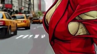Horny Bitch Gets Her Dose of Sexual Pleasure in a Taxi. Cartoon Comic