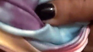 Pleasuring My Pussy with Big Dildo and Clit Vibrator