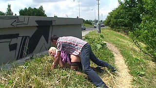 I Am a Young Busty Blonde German and I Love Getting Pounded in Public by Monster Cock