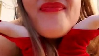 Great Big Boobs On Masturbating Redhead