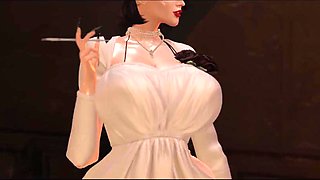 Lady Dimitrescus fuck her maleslave