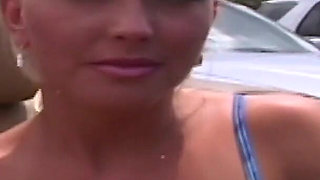 Amazing Alana Gets Naked in High Risk Flashing Spots