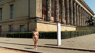 Daring Nude Exposure in the Heart of the City