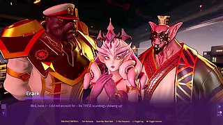 Latest uncensored 3D hentai update featuring aliens and monster action