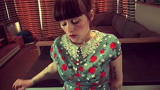 Pee drinking piss fetish babe solo plays with bottle