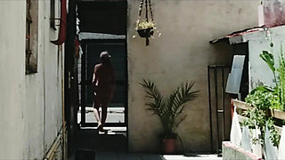 Naked Girl Has Sex with a Stranger Outdoors in Public