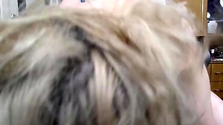 Shaved pussy blonde Tasha Reign with big boobs goes solo