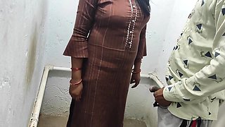 Bhabhi Caught Devar Masturbating Secretly Watching Her In Bathroom Pissing Then She Fucked Hard