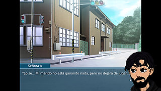 Oh, Yes! Kasshoku Bitch Hitozuma no Seiyoku Kaishou. A brunette milf helps the protagonist lose his virginity. Sub Spanish Part 1
