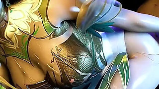 Virtual Glow-up: the Big Boob Temptress - 3D Animation Hentai