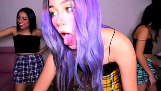 Teen girl group sex after party