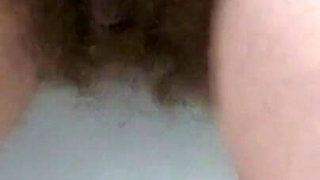 Morning Toilet, My Hairy Pussy Pee