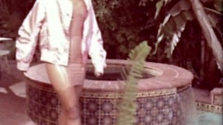 Sexy beautiful ass brunette babe outdoor solo