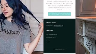 No Need a Men when you have a Big Dildo - French Alt Hairy