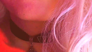 Sissy Training #1 - Suck and Swallow (close-up)