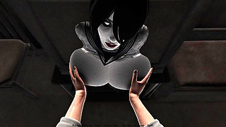 Titty Fucking a Ghost - Bound by Lust 3D Animated Game