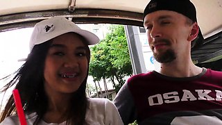 Tiny Thai teen picked up at coffee place