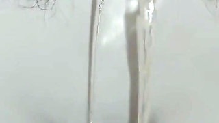 Woman Pissing in the Toilet, Golden Shower, Hairy Pussy Pee
