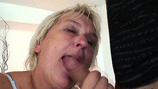 Very old cleaning granny double penetration