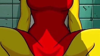 Married Housewife Gets Fucked in a Dirty Toilet. Cartoon Parody