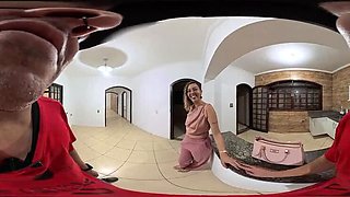 Gabi Sweet MILF sucks client’s dick and takes a big cumshot in empty house