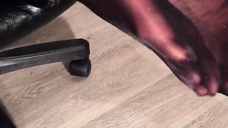 Maitresse Madelines solo foot fetish POV
