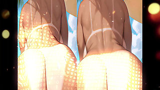 Hentai Beauty Riding Hard Morning Cock