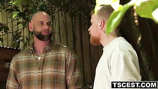 Shaven Stepfather Girth Brooks & FTM Stevie Trixx Sultry Apartment Appointment